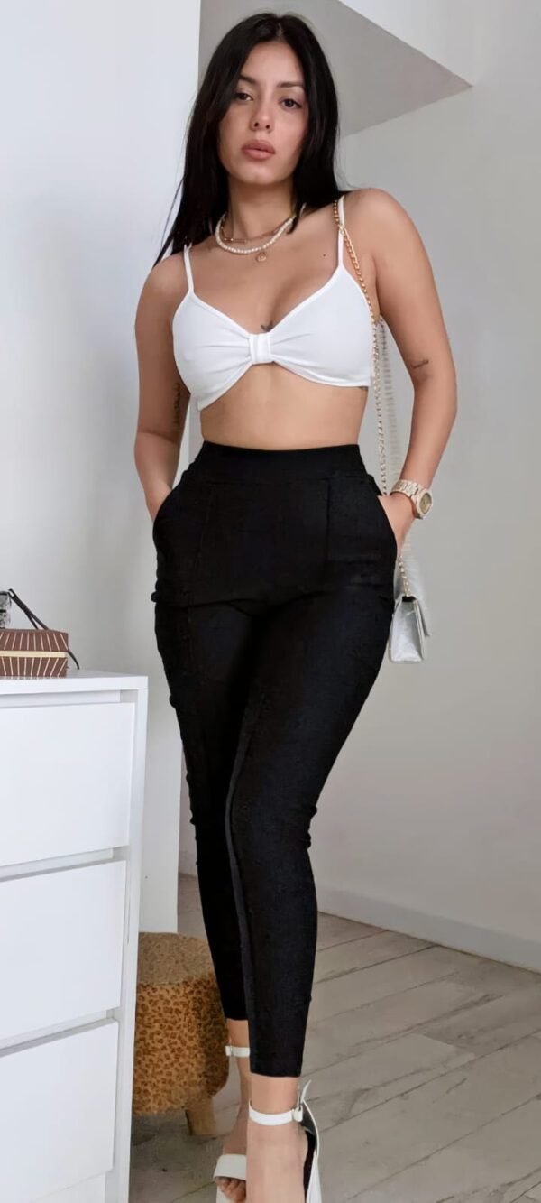 Pantalón Juliet De Bengalina elastizada - Image 3