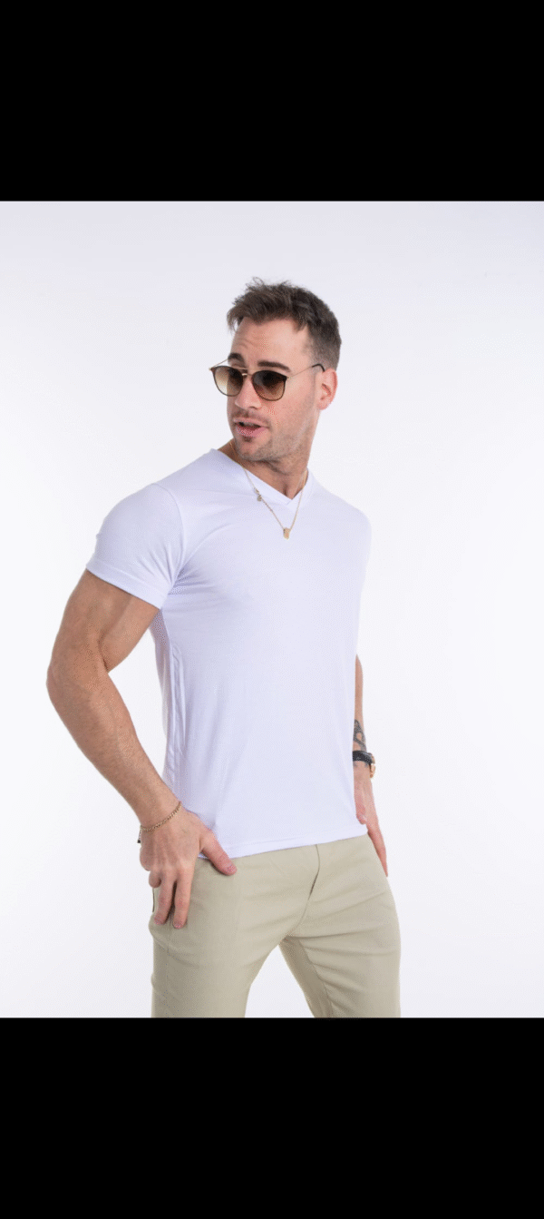 Remera cuello v
