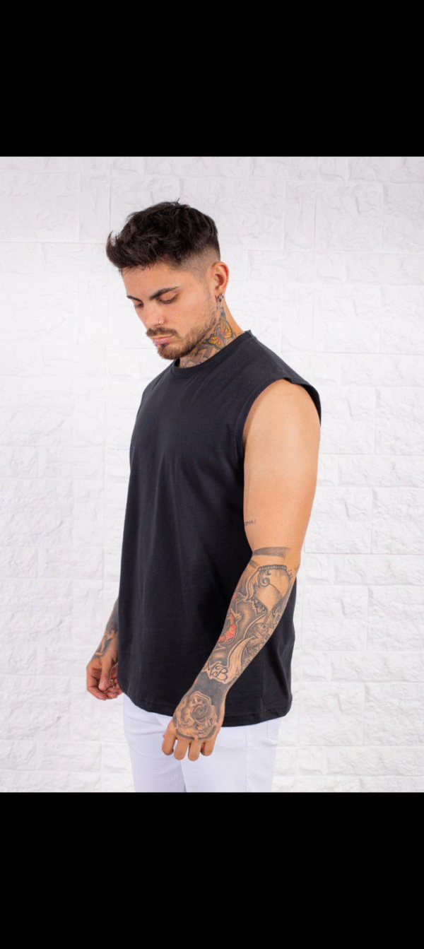 Musculosa lisa oversize - Image 6