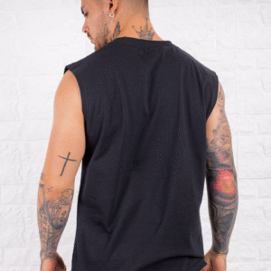 Musculosa lisa oversize