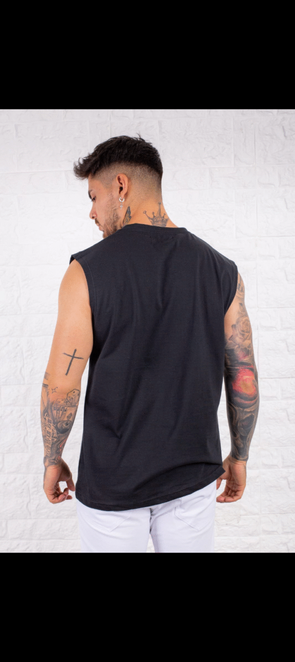 Musculosa lisa oversize