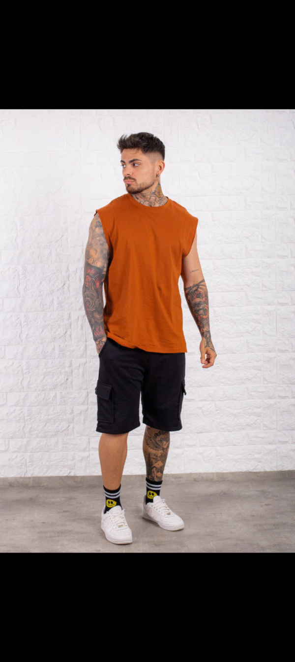 Musculosa lisa oversize - Image 3