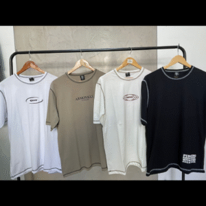 Remera contratono estampado premium
