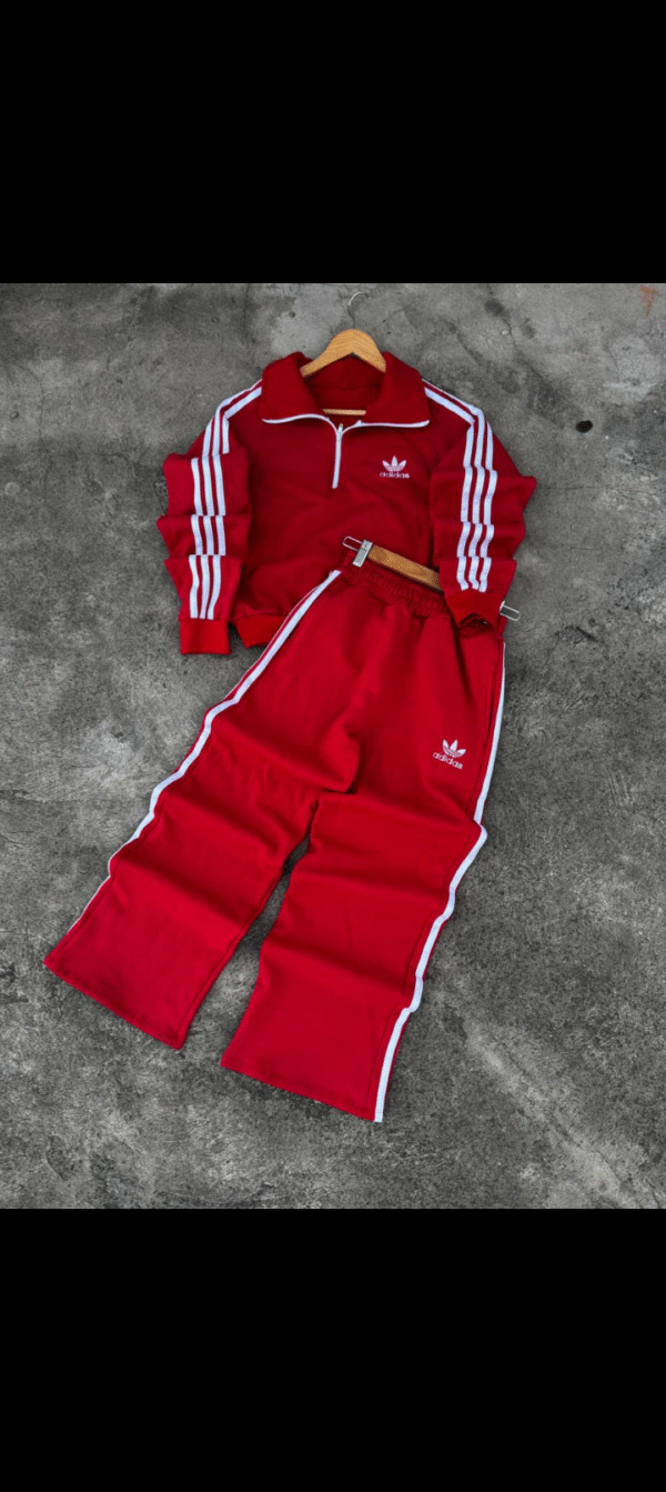 Conjunto cierre adidas palazo